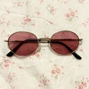 Round Pink Sunglasses cool retro